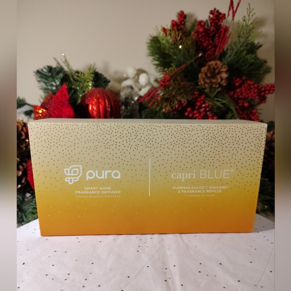 Capri Blue Pumpkin Dulce Pura Smart Home Plug-in Diffuser Kit